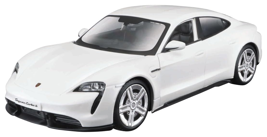 

Kyosho Maisto Speed Icon Series SI Porsche Taycan Turbo S White Finished Model MS15708W 1/64