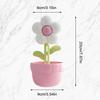 Cute Flower Humidifier Portable 300ml Flower Cute Humidifier Aromatherapy Diffusers For Bedroom Car Toddler Elderly Hotel