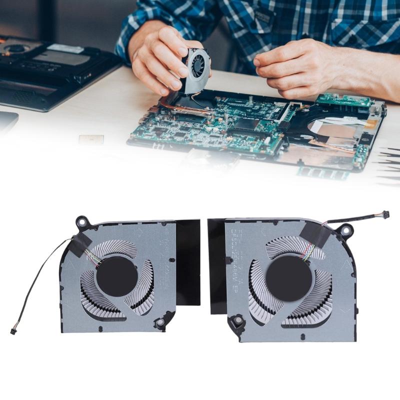 CPU GPU Lüfter Laptops Kühllüfter DC12V 4Pin 4 Adern Kühlerlüfter für Predator 16 PHN16-71 PHN18-71 Laptops Teil