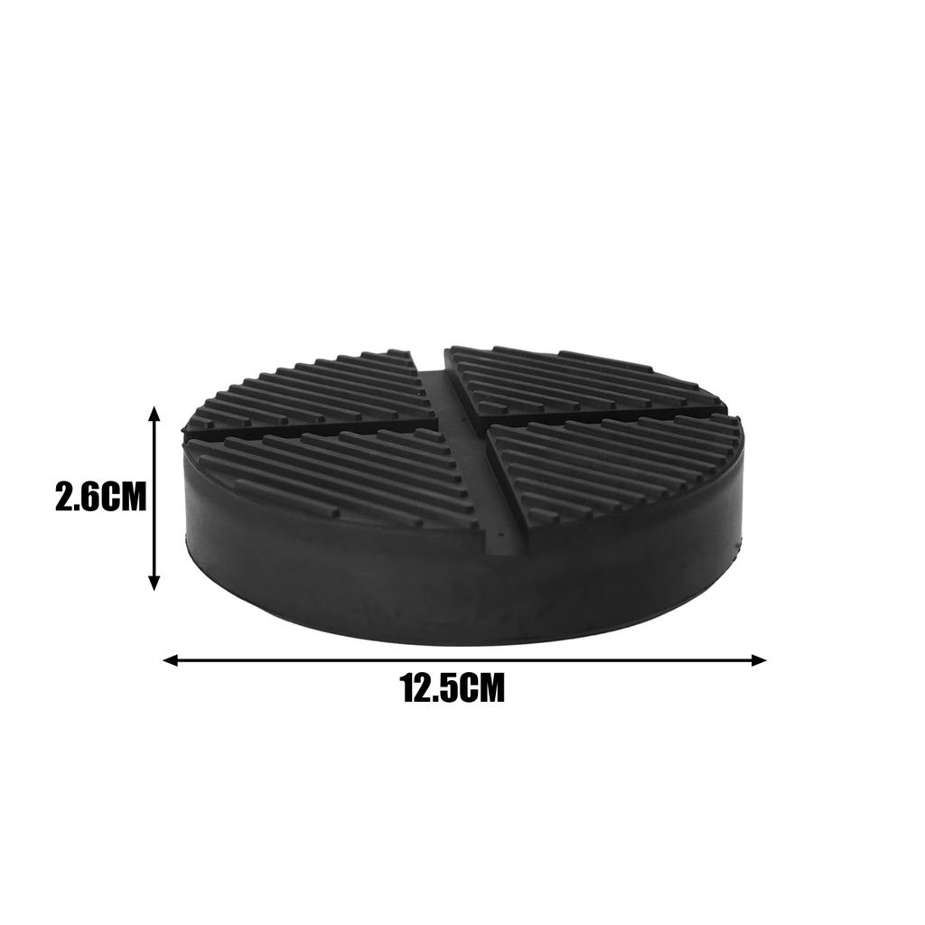 Car Lift Jack Stand Pads Black Rubber Slotted Floor Pad Frame Rail Adapte for Auto SUV Van Pickup Lift Rubbers Jack Pads