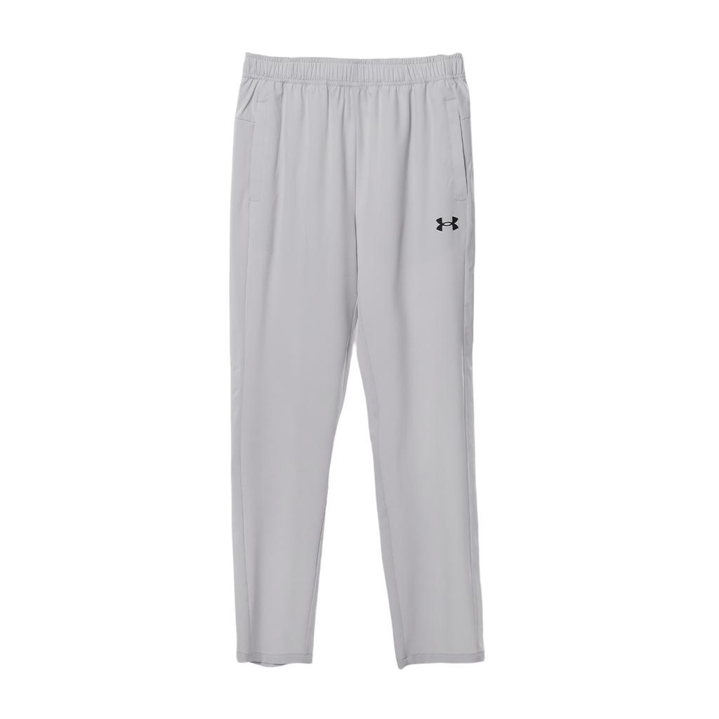 Under Armour Všestranné ležérní volné pletené sportovní kalhoty s rovnými nohavicemi Unisex spodní díl Šedé 25500705-009
