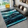 Retro Natural Crystal Ore Stone Area Rug Carpet for Living Room Bedroom Home Decor,kids Play Non-slip for Sofa Doormat Gift