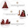 2 Stück Weihnachts Hut Pailletten Weich Bequem Kurz Xmas Mütze Glänzend Party Deko Feiertagsgeschenk Weihnachts Hut Deko Weihnachtsmann