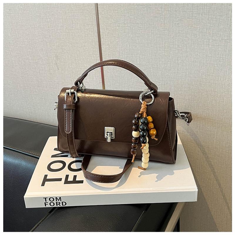 

Fashionable Versatile Crossbody Bag, Exquisite Handbag with A Small Square Shape кавовий