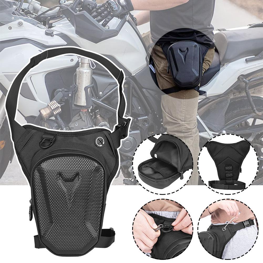 Motorcycle Bag Waterproof Motor Drop Waist Leg Bag Thigh Belt Bag Motorbike Saddle Side Bags Mobile Phone Purse Fanny Pack Bags