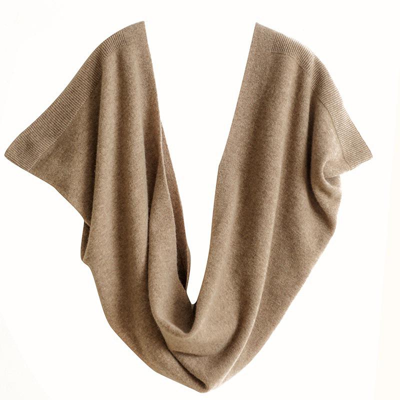 Women's 2023 Wool Batwing Scarf Sweater Cardigan - Loose Knit Autumn/Winter Shawl Style