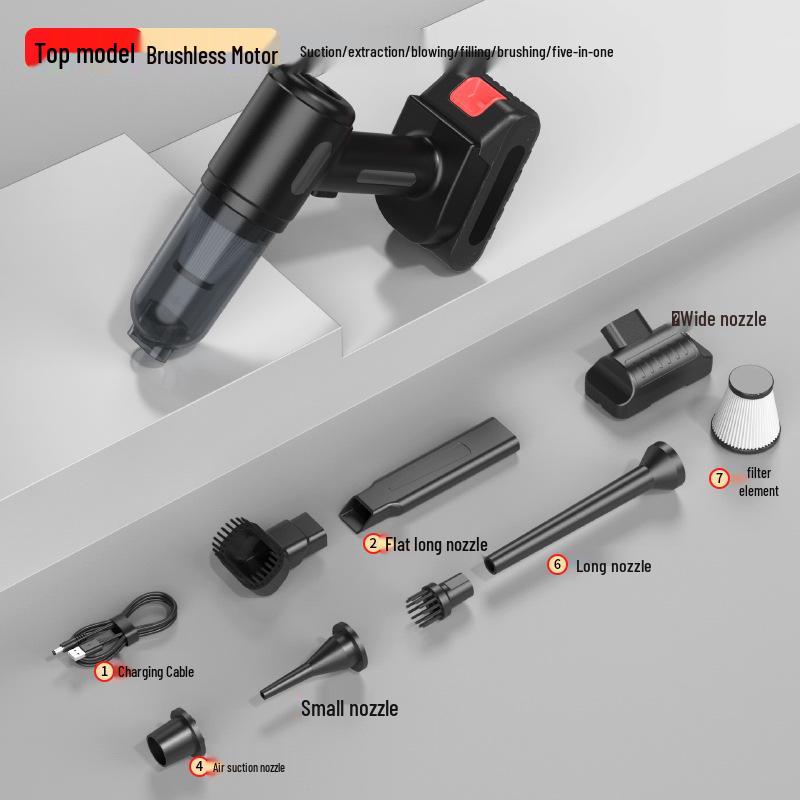 Wireless Handheld Car Vacuum Cleaner with Strong Suction Power