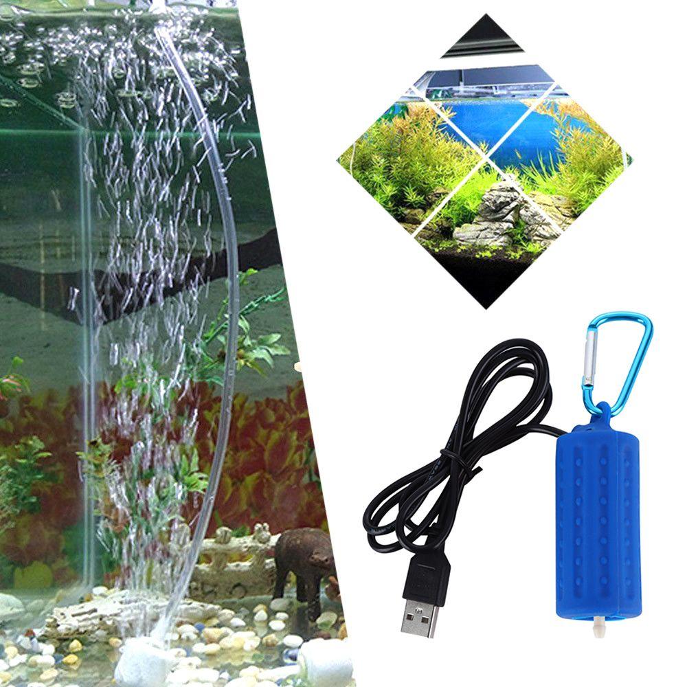 Super Quiet Mini Aerator Air Pump Fish Tank Aquatic Animals Supplies USB Aquarium Oxygen Pump