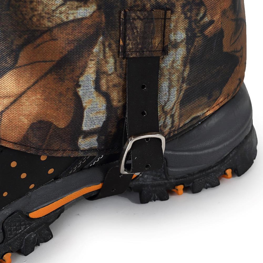 Camouflage Outdoor Hiking Gaiters - Anti-Scratch, Moisture-Resistant Leg Protection for Camping