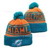 Colorful Pom Knit Beanie Team Sports Warm Winter Hat Basketball Fans