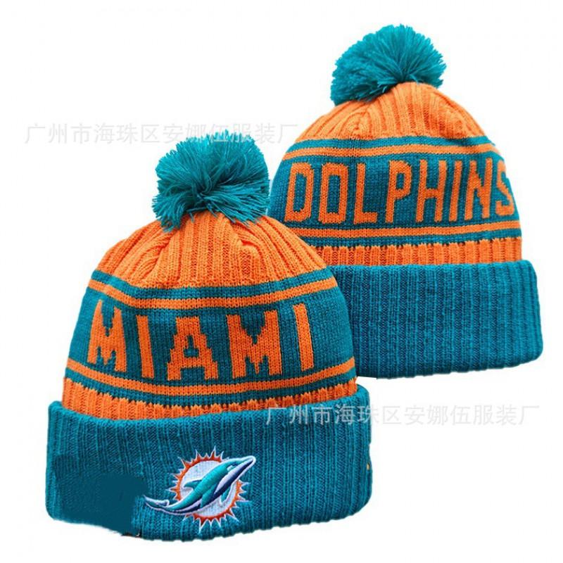 Colorful Pom Knit Beanie Team Sports Warm Winter Hat Basketball Fans
