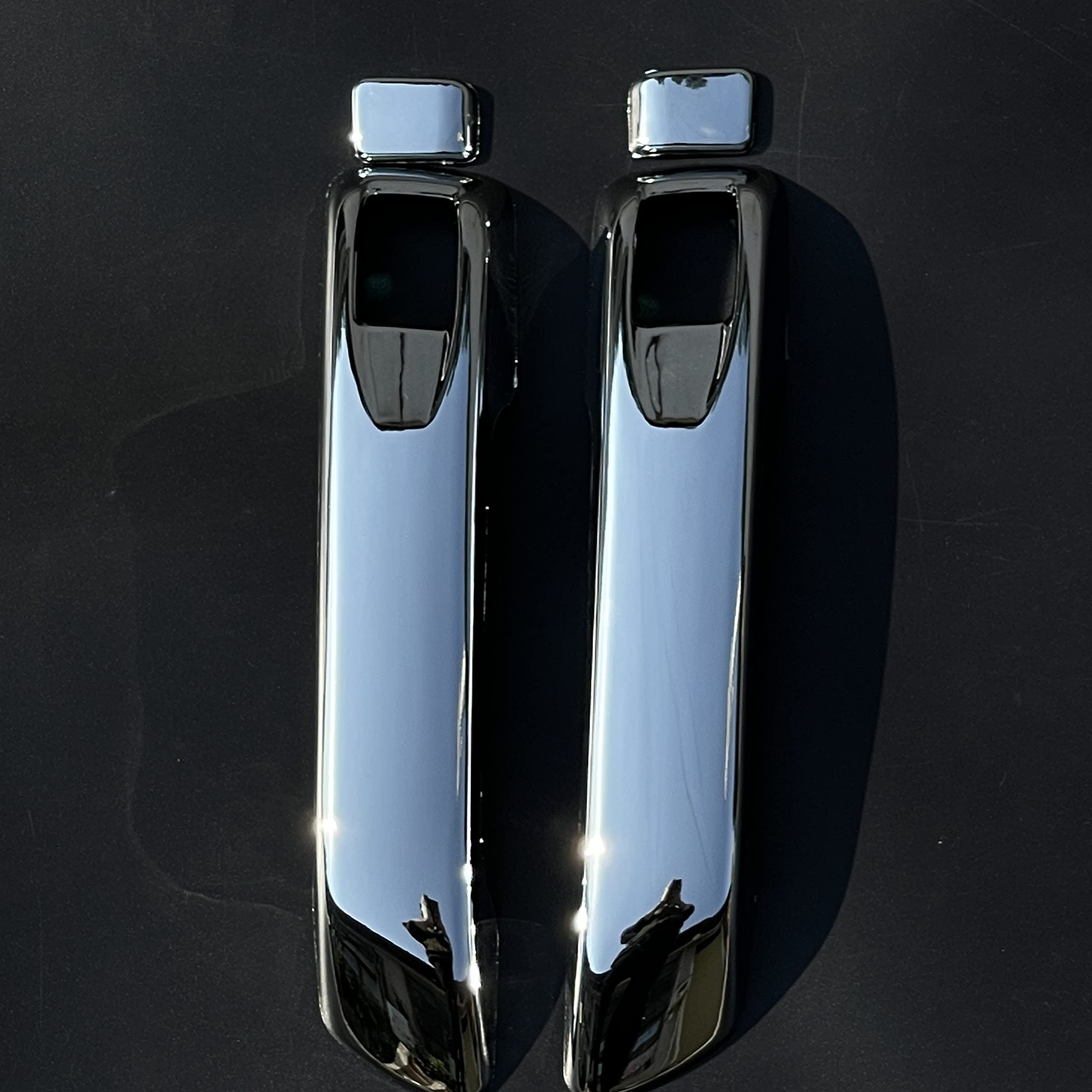 

FDONG Door Handle Garnish with Button Cover for 17 Profia/ 17 Ranger, Truck Door Knob, Chrome Plated Parts