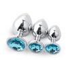 3 STK/sett Metal Anal Leker For Kvinner Voksen Sex Produkter Menn Butt Plug Rust Stål Anal Plug Sex-leke Anal Dildo Toys