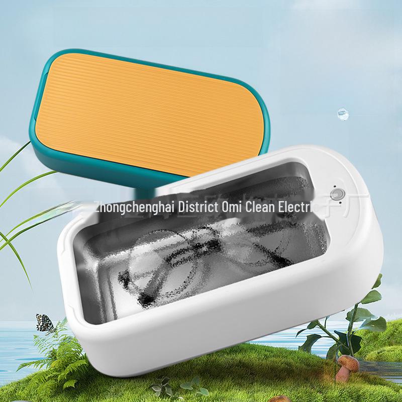 Portable Ultrasonic Glasses & Denture Cleaning Machine with Timer