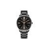 Eco-Drive Series Double Button Folding Business Fashion Watch Men Watches Black BM7527-89E