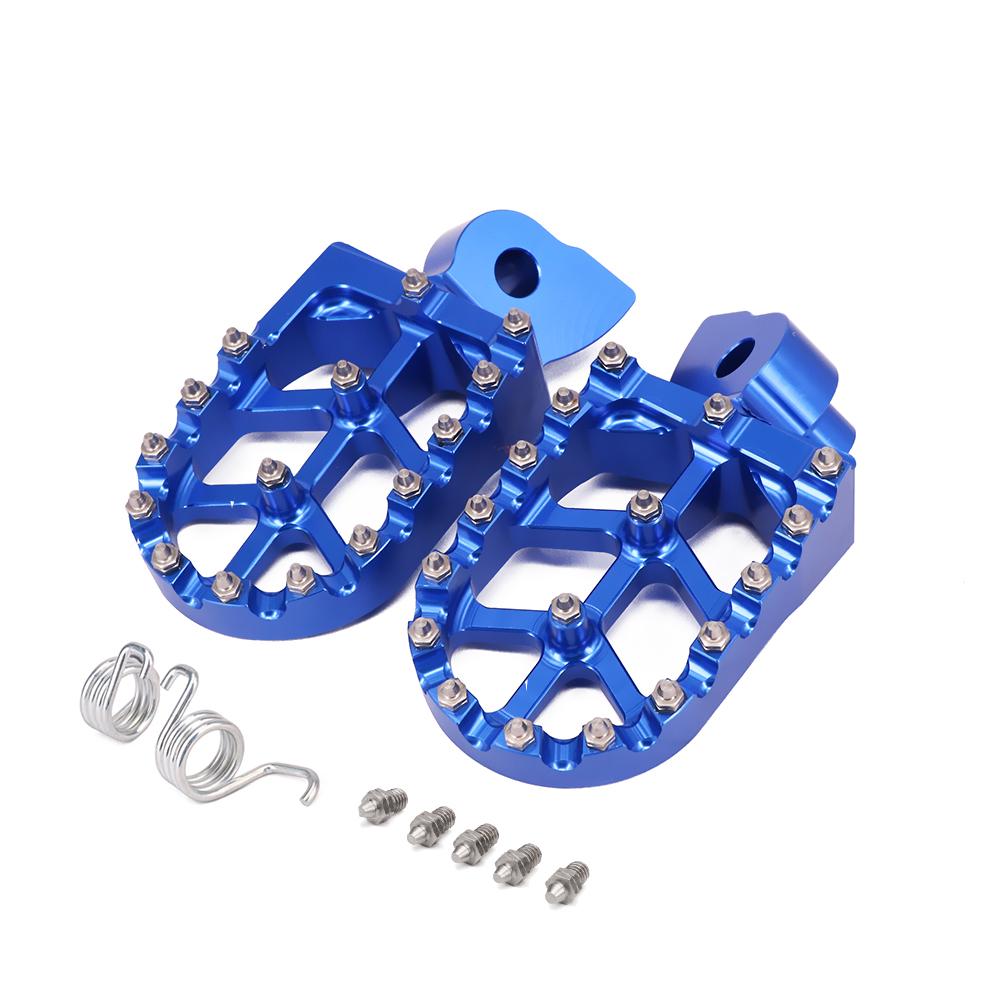 CNC Foot Pegs Footrest Pedals For YAMAHA YZ 85 125 250 YZ250F YZ426F YZ450F WR250F WR400F WR426F WR450F Motorcycles Accessories