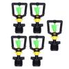 5PCS G1 2 Male Thread Rotating Sprinkler Nozzle Spray Head Misting Nozzle for Garden Irrigation