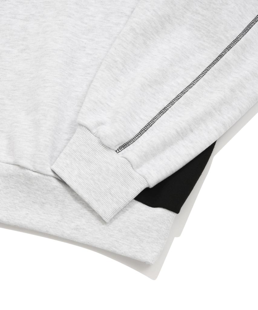 RETRIEVER CLUB Howling Soccer Crewneck [Melange Gray]