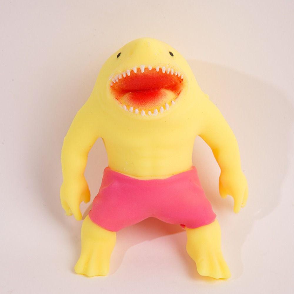Kneading Shark Squeeze Toy Slow Rebound Sharkman Relax Toys Shark Fidgeting Toys  Practical Jokes