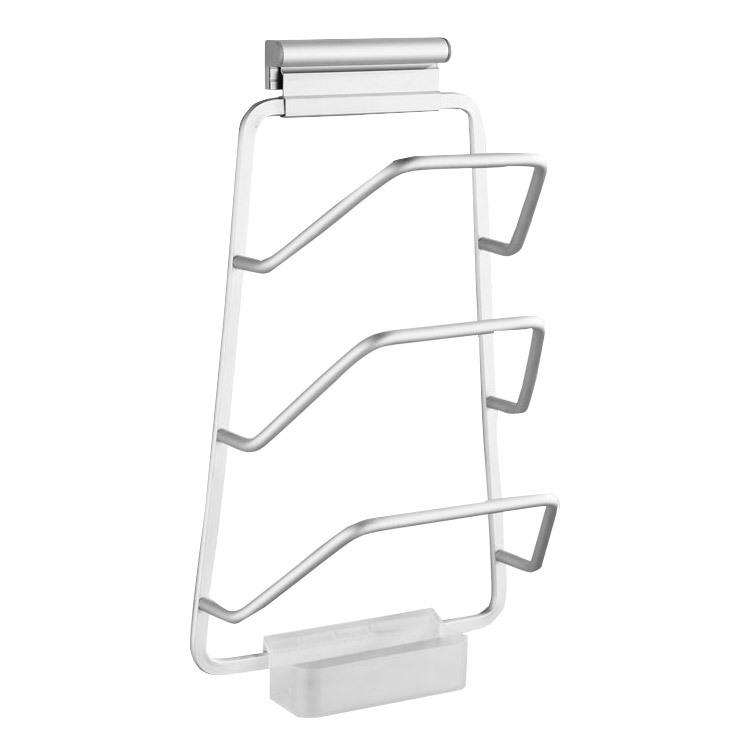 

Настенный органайзер для крышек кастрюль и разделочных досок, защищенный от ржавчины, с поддоном для сбора воды