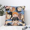 Haikyuu Tobio Kageyama Quadratisches Kissenbezug Kissenhülle Kreativ mit Reißverschluss Dekoration Kissenbezug für Bett 4545cm