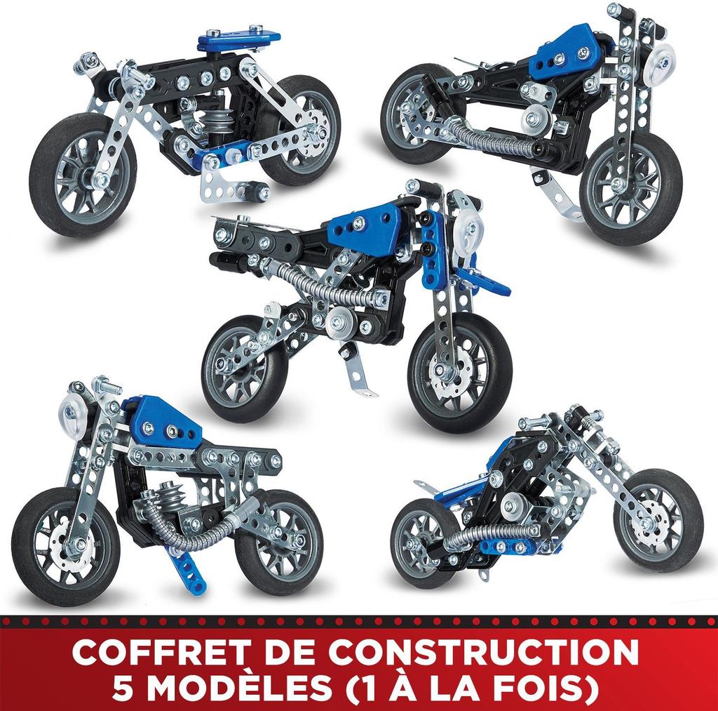 Moto - BANDAI - Meccano - APM20103 - 5 Modeles