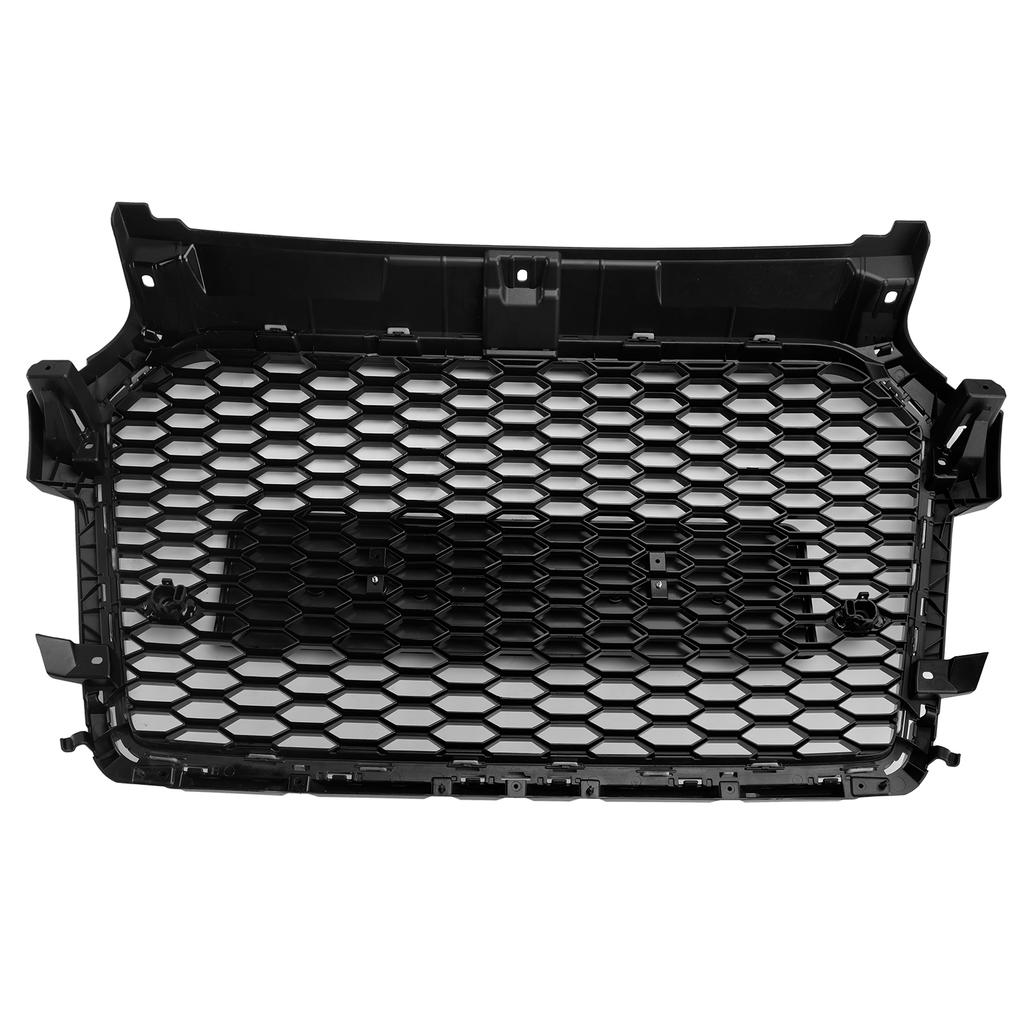 RS Style Honeycomb Bumper Grille Fit A1 S1 8X Facelift 2016-2019 Black
