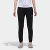 Adidas Solid Color Tapered Nine-Quarter Knitted Sports Pants Women Bottoms DM7318