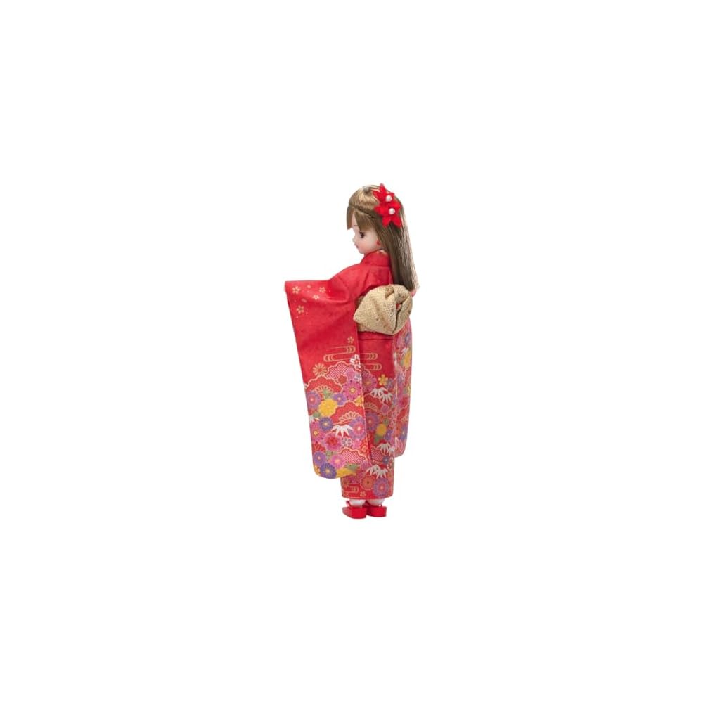 Takara Tomy Licca-chan Doll LD-30 Kimono Outfit Toy for Pretend Play Ages 3 and Up