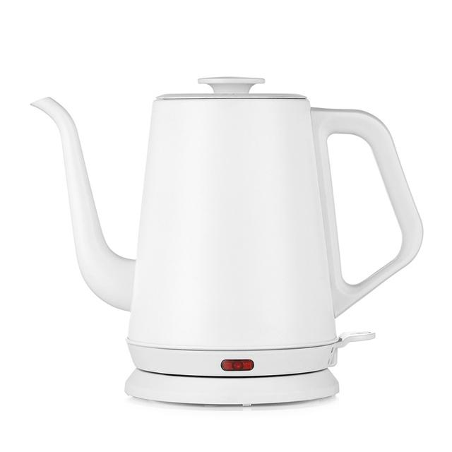 1500W Electric Kettle Gooseneck Hand Brew Coffee Pot Teapot 304 Stainless Steel Jug Slender Mouth Coffee Hand Brewing Pot 800ml