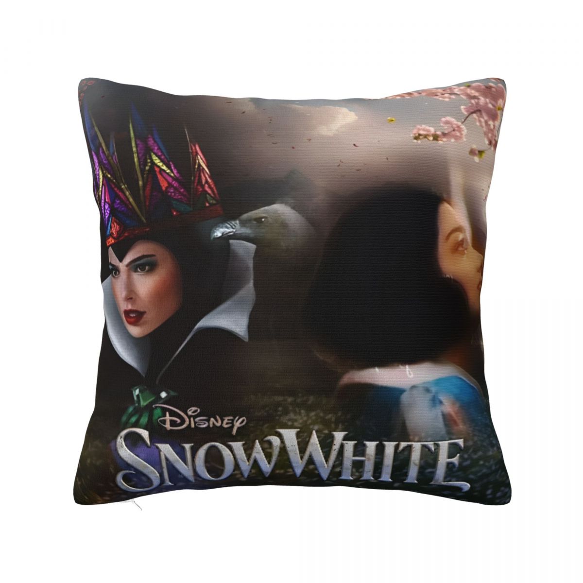 

Snow White 2025 Film Pillowcase Polyester Cushion Cover Decorations Musical Movie Pillow Case Cover Home Square 40*40cm 12x12Inch