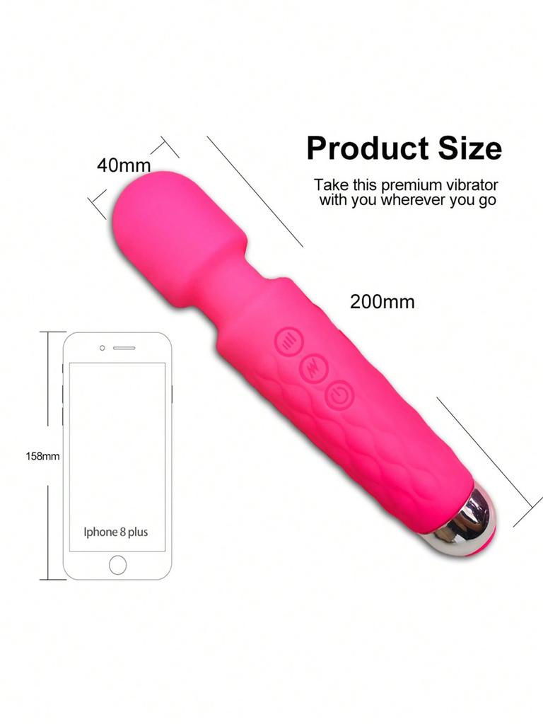 Women's Vibrator Massager, Silent Vibrator Clitoral Stimulator, Neck Back Leg Massager, AV Vibrator, 20 Vibration Modes