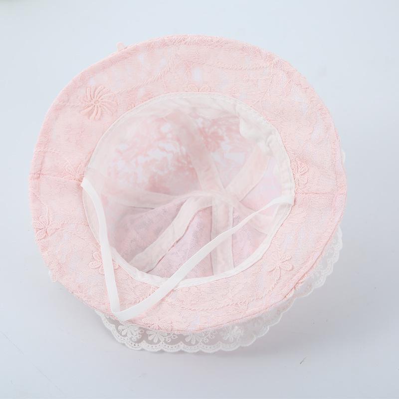 Frühlings- & Sommer-Spitzenbesatz Baby Sonnenschutz Eimerhut