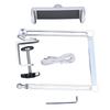 Metal Bed Phone Holder with Clamp 360 Degree Rotation Foldable Desk Long Arm Phone Mount with