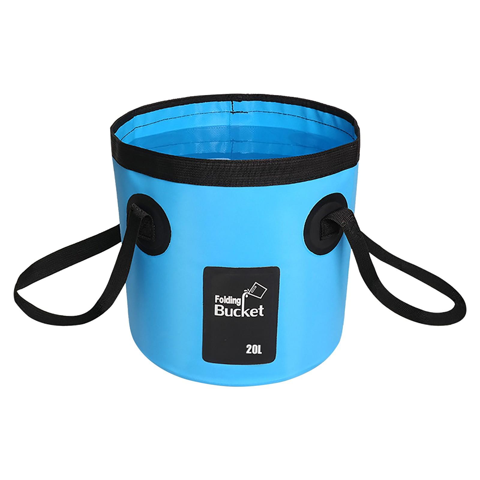 Portable Outdoor Folding Buckets For Camping, Fishing, Picnic Foldable Buckets