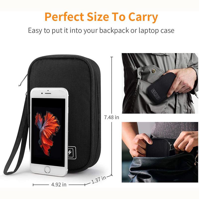 Travel Cable Organizer Pouch Electronic Accessories Carry Case Portable Waterproof Storage Bag For Cord, Charger, Phone Earphone