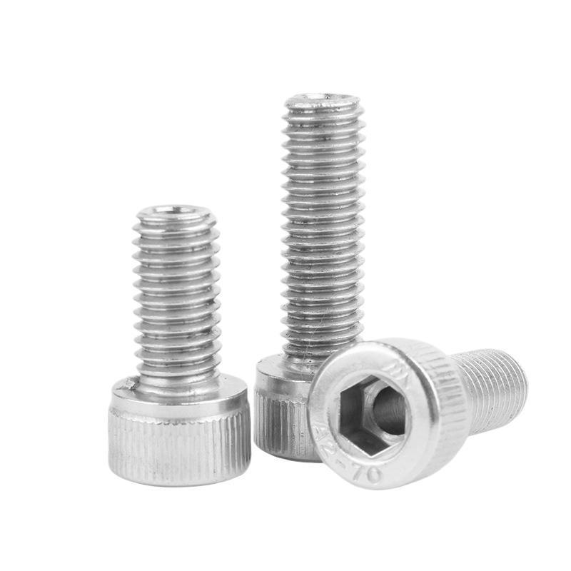 304 Stainless Steel Cylindrical Head Hexagon Hollow Screw Bolt for Lighting Wire, Through Hole, M3-M20.