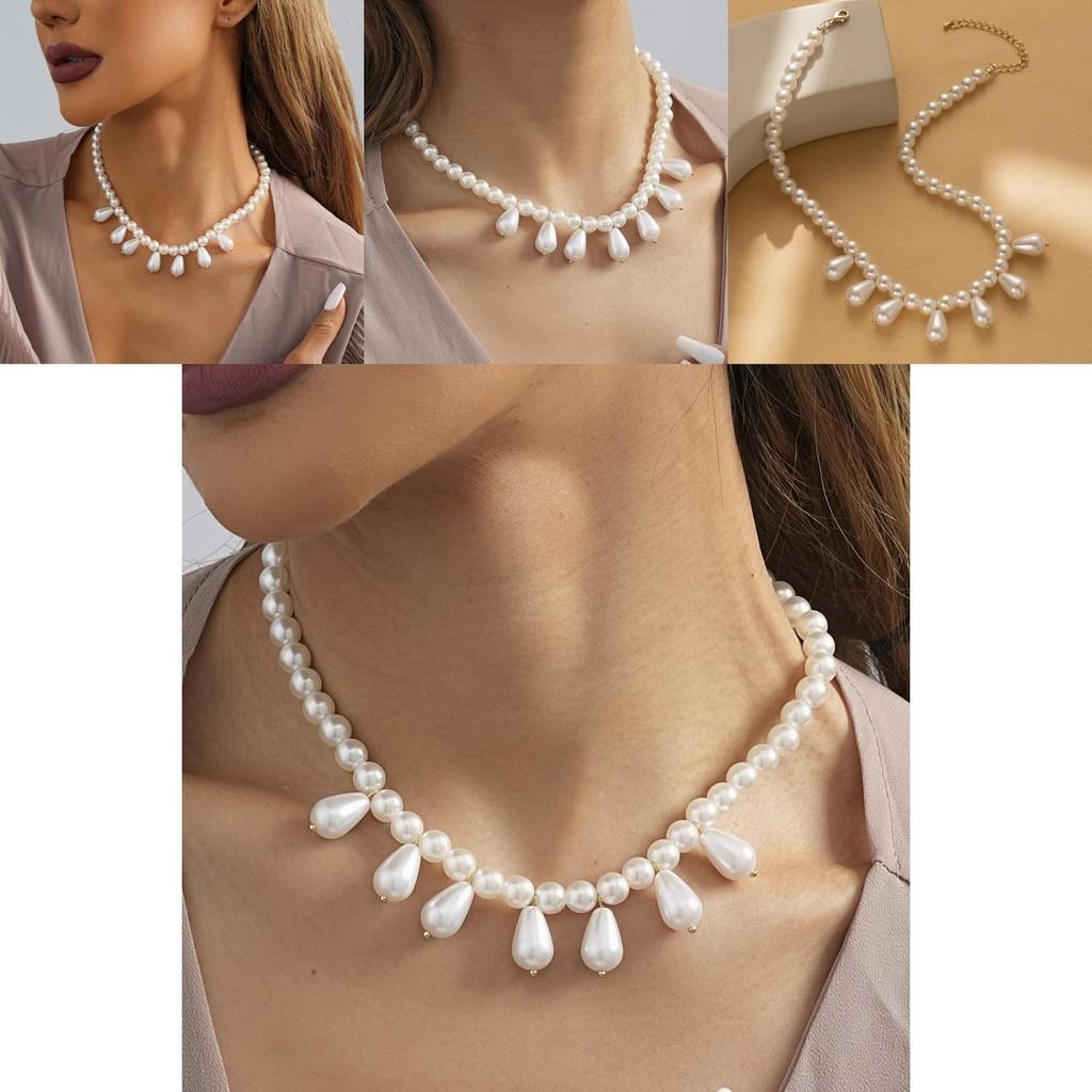 Trendy Minimalist Beaded Street Style Necklace With Geometric Design For Her