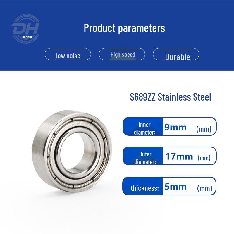 Precision Stainless Steel Ball Bearings: Deep Groove 6007, 6008, Miniature 6003