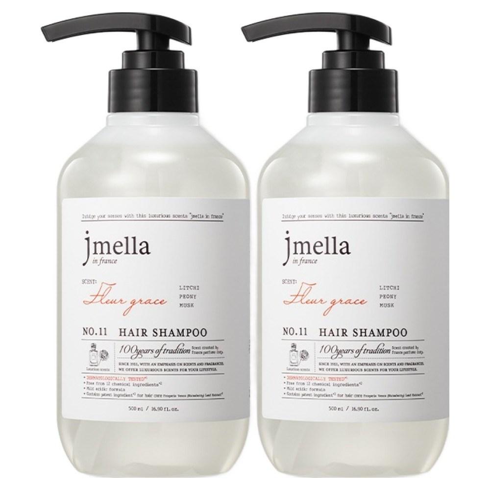 J.Mella in France Fleur Grace Hair Shampoo Rich & Peony Scent 500ml 2 pcs