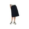 New FILA Casual Long Skirt Women's Jet Black F11W435302FBK