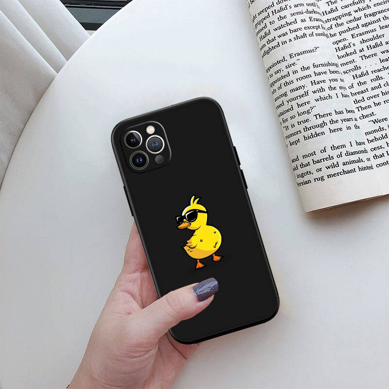 MH52 DUCK Cartoon Phone Shell Case for iPhone 7 8 11 12 13 14 15 16 17 16E XS Pro Max XR X SE Air