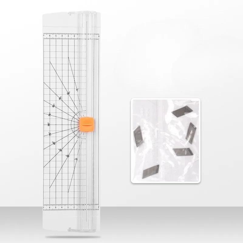 Portable A4 Paper Cutter Paper Blade for Photo Trimmers Scrapbook Lightweight Cutting Mat Machine-Unidirectional Cutting