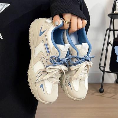 Autumn 22 New Chic Niche Retro Dad Shoes Casual Shoes Mesh Soft Sole Dexun Shoes