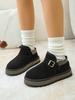 Outer Size Large Size Snow Boots for Women 2025 Winter New Thick-soled Velvet Belt Buckle Northeast Short Tube Surface Snow Boots for Women