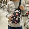 Four-Piece Strawberry Schoolbag Travel Backpack Women's Large Capacity Printed Backpack for Students