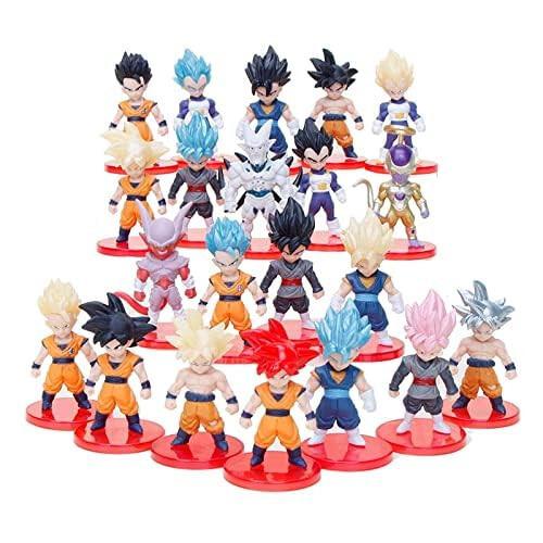 Set di Action Figure RSINC 4 Pezzi Dragon Ball Z Giocattoli per Bambini Giocattolo Animee di Dimensioni 7CM B0CNX8NL3L