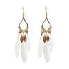 Handmade Bohemian Feather Earrings User Friendly Materials Lightweight Drop Ear Hooks Jewelry Gift