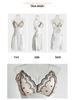 Satin Lace Polka Dot Mesh Nightgown with Chest Pads - Sexy, Skin-Friendly, Multi-Color Camisole Loungewear for Women