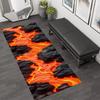 Lava Runner Rug, Ember Rug, Lav Runner Rug, Hot Lava Runner, Hallway Rug, Long Carpet, Hallway Runner Rug, Volcano Floor Rug